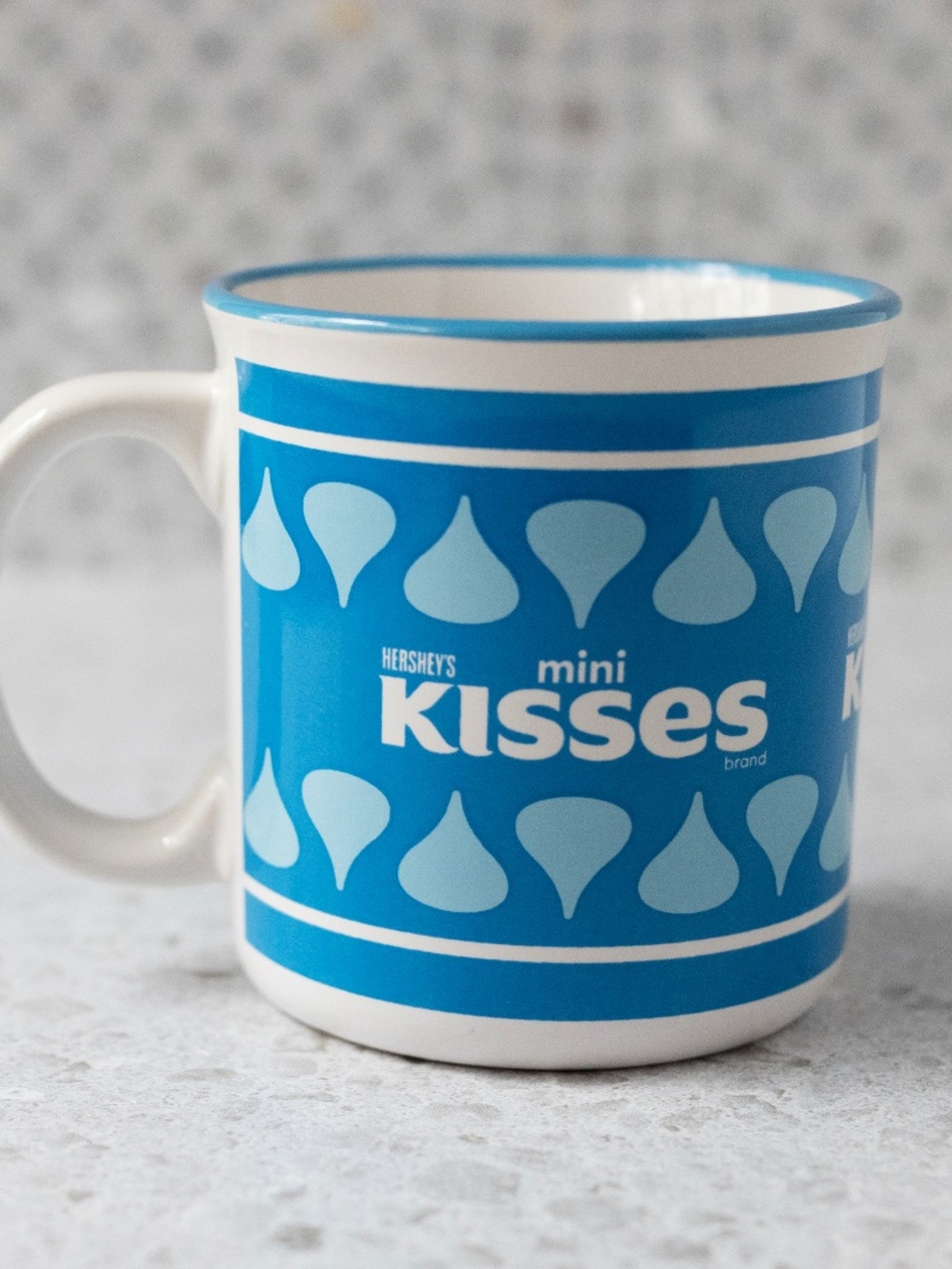 Hershey's Mini Kisses official blue white mug by Galerie